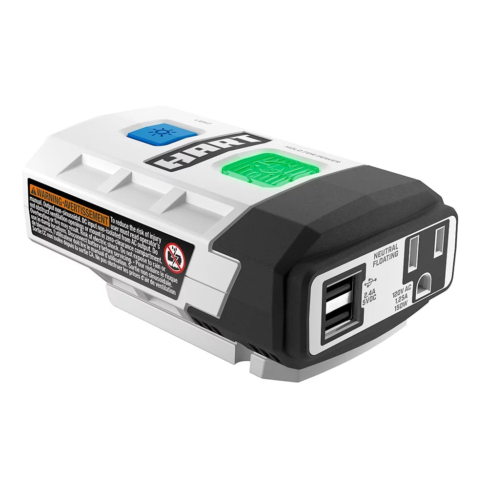 HART 20-Volt Power Source/Inverter (Battery Not Included)