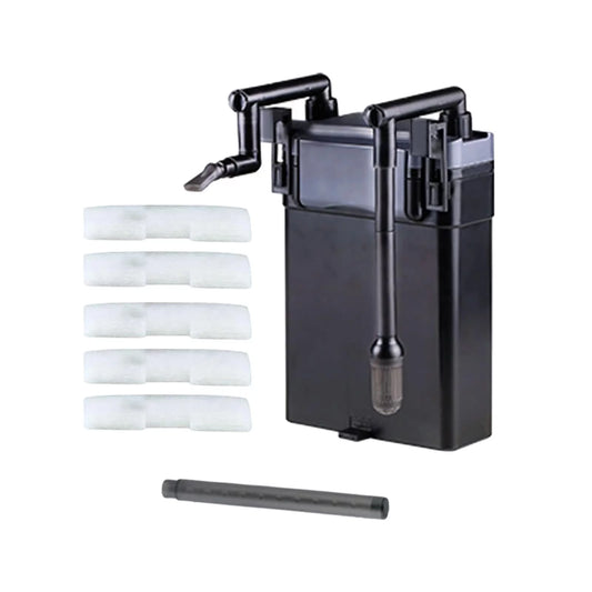 Aquarium External Canister Filter Adjustable Water Flow Turtle Tank Filter Barrel Outside Aquarium for 20-40cm, 40-60cm, 60-80cm Fish Tanks 190x288x65mm