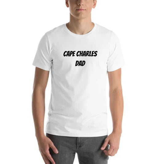 Undefined Gifts L Cape Charles Dad Short Sleeve Cotton T-Shirt