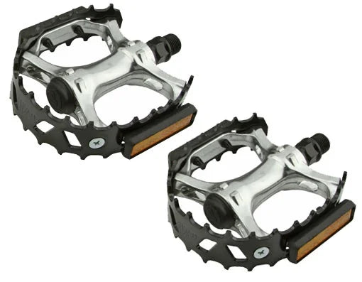 VP-474 Alloy Pedals 9/16 Black. Bike pedals, bicycle pedal, mostly for bikes with three piece crank, track, fixie,