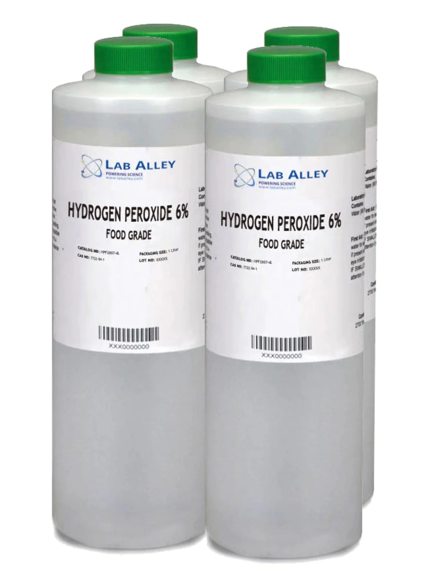 Hydrogen Peroxide 6% Solution, Food Grade, From Kosher 1LCS
