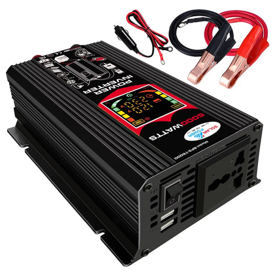Nextirrer 6000W Solar Power Inverter for Truck/RV Inverter DC 12V to AC 110V Converter