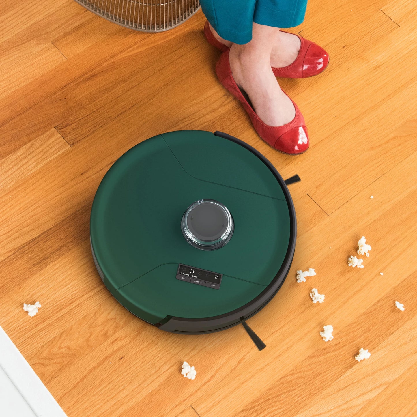 bObsweep PetHair SLAM Wi-Fi Connected Robot Vacuum, Jade