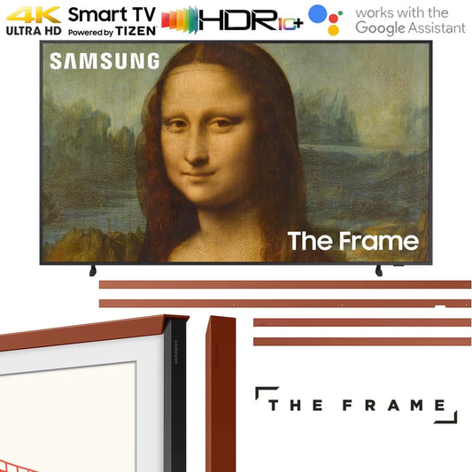 Samsung QN65LS03BA 65 inch the Frame QLED 4K UHD Quantum HDR Smart Televisions (2022) Samsung 65 Red