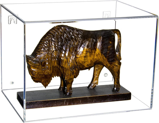Clear Versatile Display Case With Horizontal Wall Mount 10.5 X 10.5 X 14.5 (D07/A087-CB-HWM)
