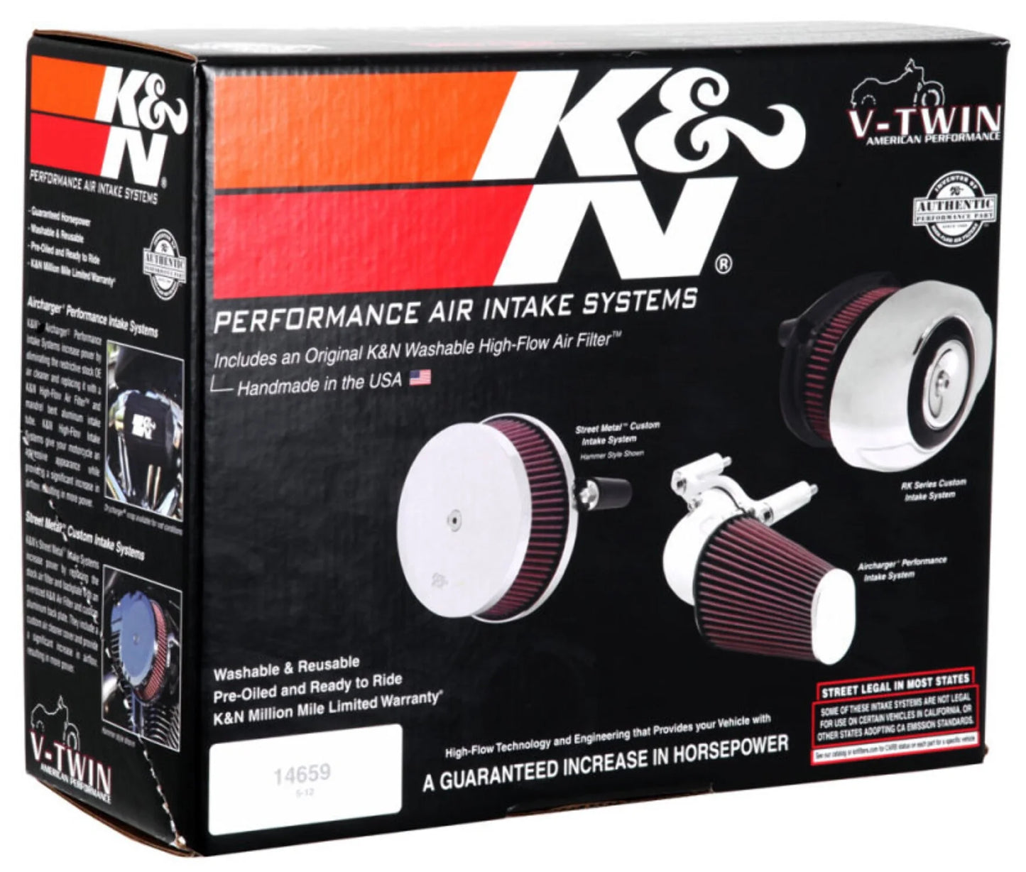 K&N Intake System-Harley Davidson # RK-3946B
