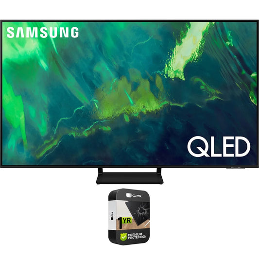Samsung QN65Q70AA 65 inch QLED 4K UHD Smart TV (2021) Bundle with Premium Extended Warranty