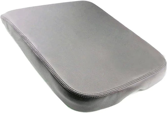 AUTOKAY Armrest Center Console Leather Synthetic Cover Skin for Dodge Ram 2002-2008 … (Gray)