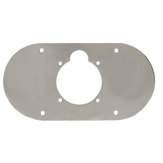 Ranger Boats 2010 621 OEM Stainless Steel 7 1/2 x 3 7/8 Inch 6301010 Blank 12 Gauge Marine Fuel Fill Plate