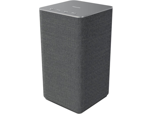 Philips W6205 Portable Bluetooth Speaker with LED Lightning, Gray, Small Size, TAW6205