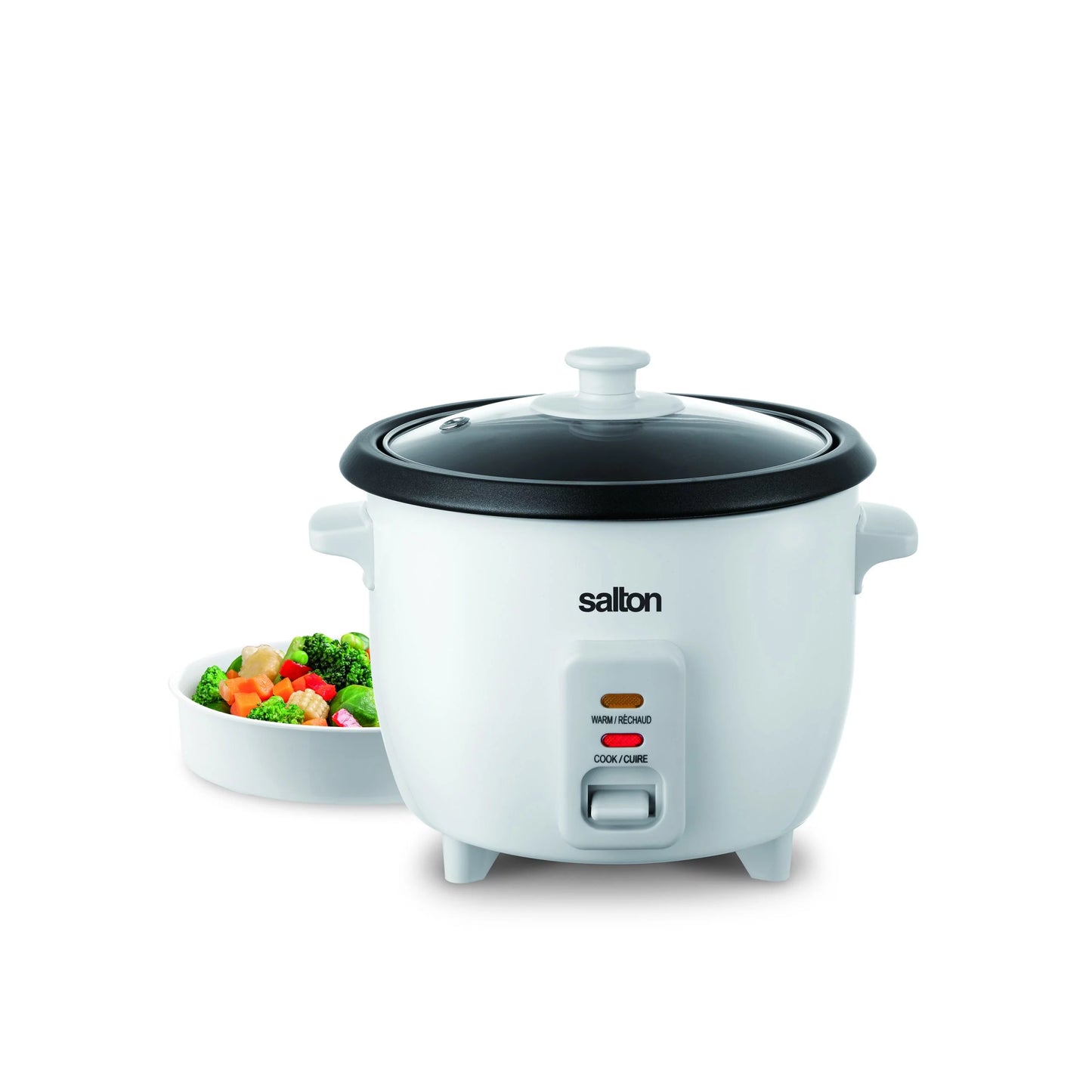 Salton Automatic 6-Cup Rice Cooker - White