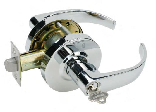 Inox Bl0953 Bl Series Single Cylinder Keyed Entry Door Lever Set - Chrome