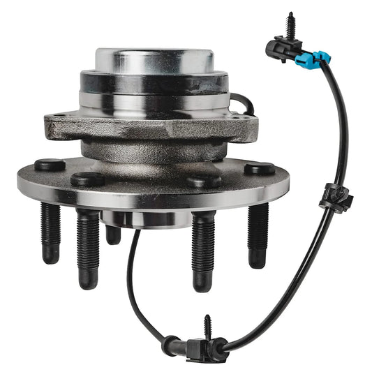 Detroit Axle - 2WD Front Wheel Bearing Hub for Chevy GMC Silverado Sierra Avalanche Suburban Yukon XL 1500 HD Tahoe Cadillac Escalade Express Savana 2500 Wheel Bearing and Hub Replacement