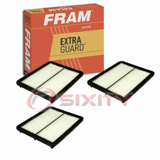 3 pc FRAM CA9525 Extra Guard Air Filters for 6368 A1595C AF2274 AF4758KM AF5461 M802606 VA-199 Intake Inlet Manifold Fuel Delivery Filters Fits select: 2003-2009 KIA SORENTO