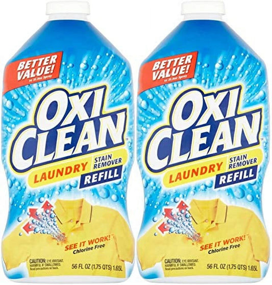OXI CLEAN LAUNDRY STAIN REMOVER 56 OZ (Pack of 2)