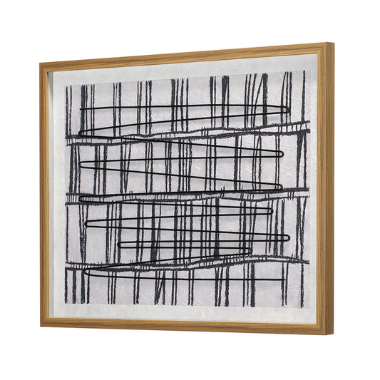 Crystal Art Gallery Abstract on Framed Digtial Print Pulp Paper 20 x 16