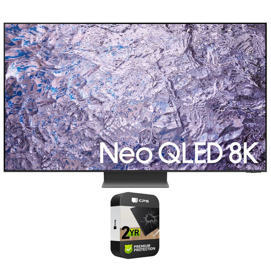 Restored Samsung QN75QN800CFXZA 75 Inch Neo QLED 8K Smart TV 2023 Bundle with 2 YR CPS Enhanced Protection Pack (Refurbished)