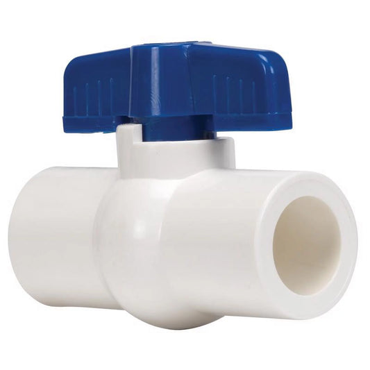 1 Pc, Homewerks 1/2 In. Pvc Slip Ball Valve Full Port