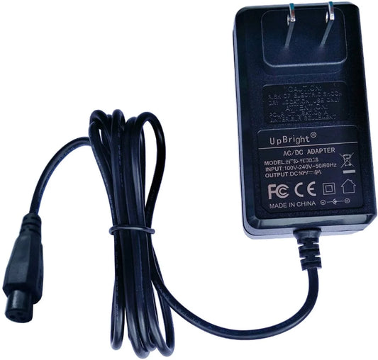 UpBright 3-Prong 42V 1A AC/DC Adapter Compatible with EVERCROSS EV5 8.5 Peak power 350W 36V Lithium-ion Battery HLT-118C-4201000 HLT118C4201000 DC42V 1000mA 42VDC 1.0A Power Supply Cord Cable Charger