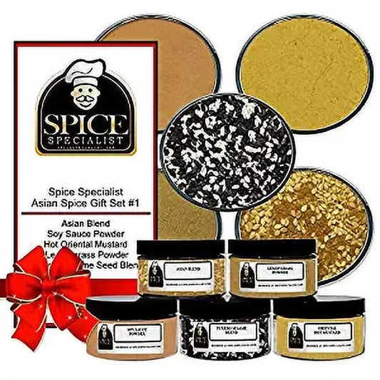 Asian Spices and Seasonings Kit # 1- 5 Seasonings Included - Weight Varies by Spice