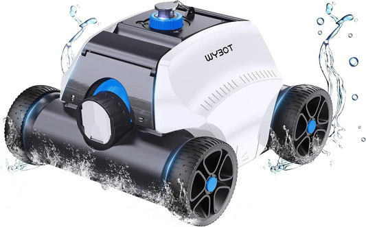 Open Box WYBOT Sophisticated Cordless Robotic Pool Vacuum Cleaner - White
