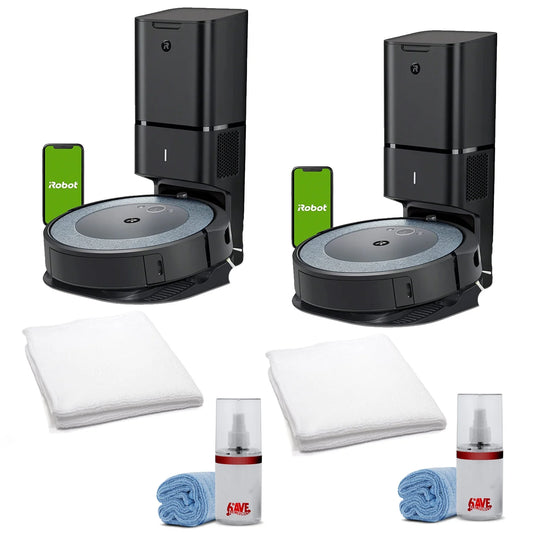 2-Pack iRobot Roomba i4+ (4552) Robot Vacuum with Automatic Dirt Disposal Bundle