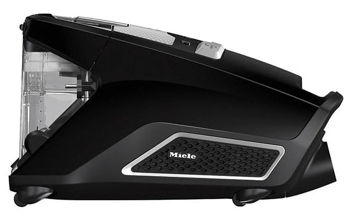 Miele Blizzard CX1 Electro+ Bagless Canister Vacuum (Obsidian Black)