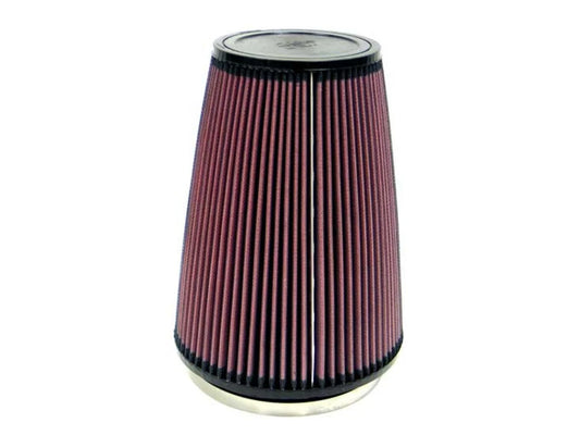 K&N Universal Clamp-On Air Filter: High Performance, Premium, Washable, Replacement Engine Filter: Flange Diameter: 6 In, Filter Height: 10 In, Flange Length: 1 In, Shape: Round Tapered, RU-3280