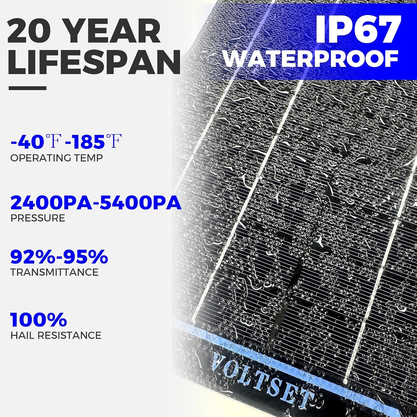 Voltset 30W 12V Flexible Solar Panel Battery Charger, Portable Waterproof Power Trickle Battery Charger & Maintainer Pro for Car Boat Automotive RV with Cigarette Lighter Plug & Alligator Clip