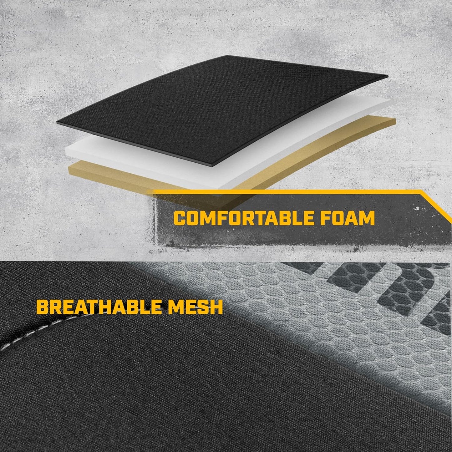 BDK Auto CASC-2274-GR: Cat 4Pc Polyester + Honeycomb Polyester Fabric Low Back Seat Cover