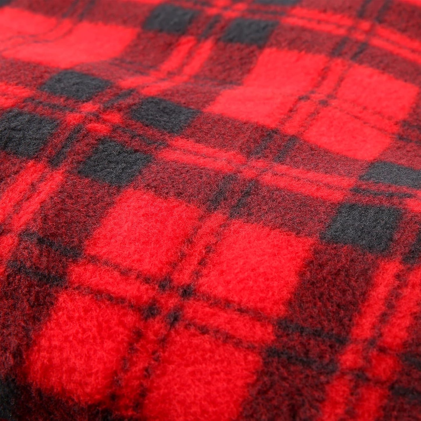 Electric Heater Car Blanket- Heated Travel Throw Electric Blanket for Car and RV, 12 volt by Stalwart- Red and Black