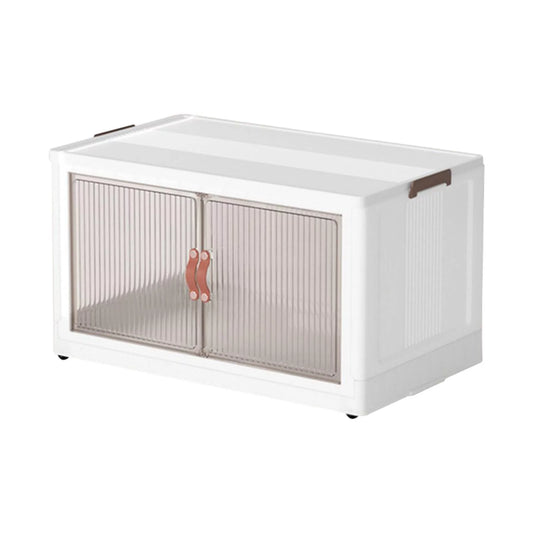 Home Closet Organizer Foldable Box Trunk Car Organiser Stackable Storage Bin for Closet for Dorm Room Essential Home Shirts Shoes Garments 45cmx27cmx27cm