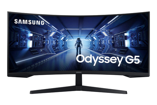 SAMSUNG 34 Class Curved G5 Ultra WQHD (3440x1440) 165hz 1ms Freesync Gaming Monitor - LC34G55TWWNXZA