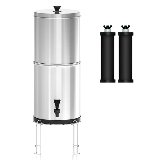 Gravity Water Filter System Water Filtration Bucket for Home Outdoor Camping Hiking Preparedness