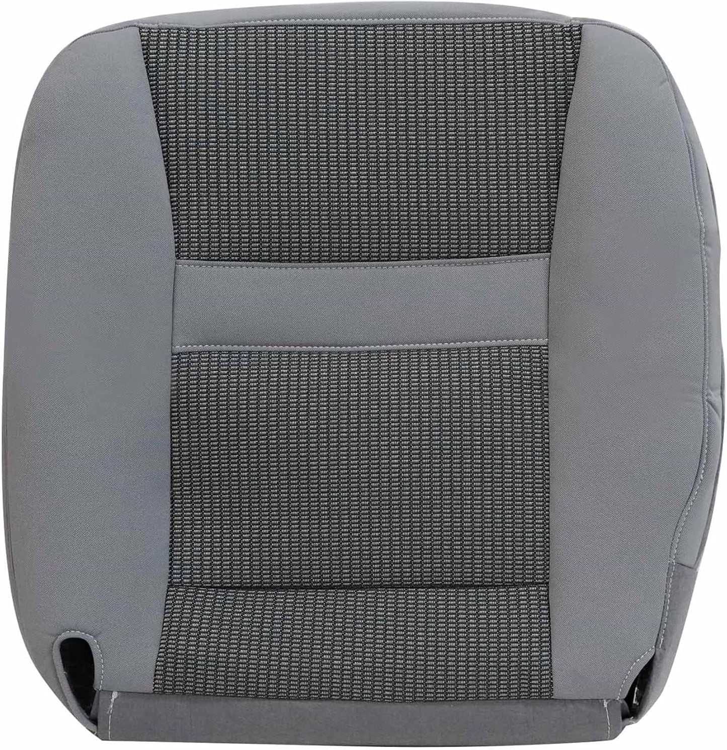 AOUTTUOA Front Driver Side Bottom Replacement Seat Cover Cloth Gray Compatible with Dodge Ram 2500 3500 2006 2007 2008 2009 2010