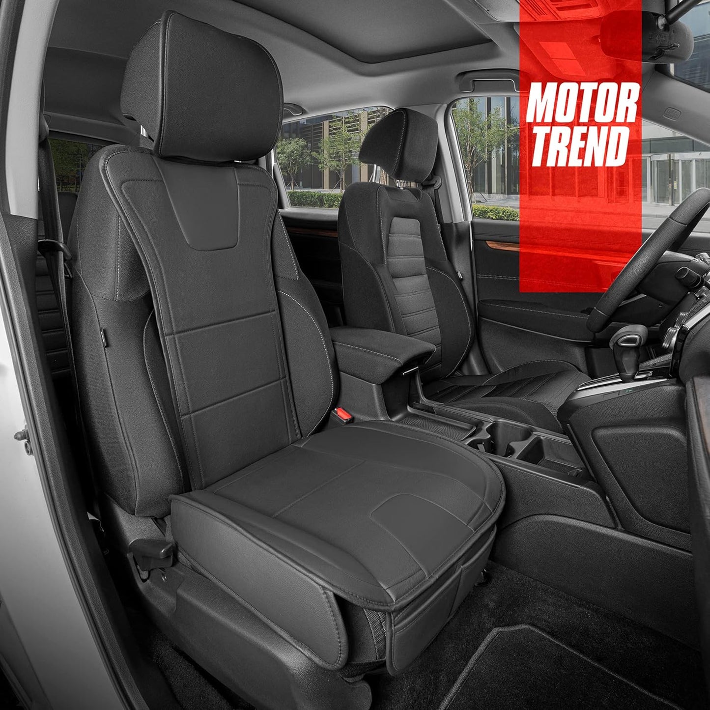 BDK Auto MTSC-9220-BK: Leatherette Seat Cushion/Black