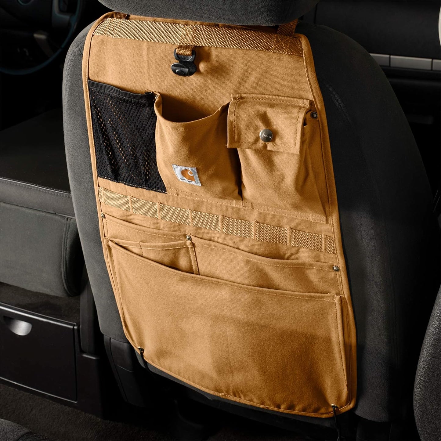Carhartt Gear C0001437 Universal Seat Back Organizer - One Size Brown