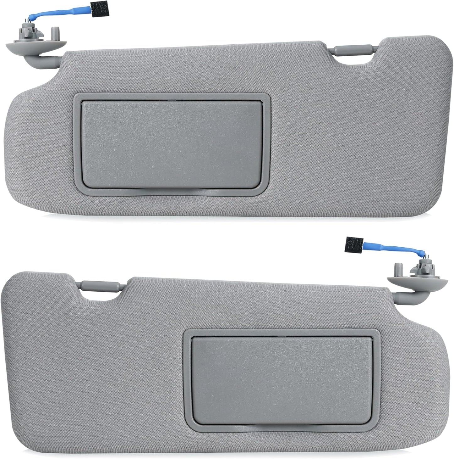 FITIPICI Driver Left Side Sun Visor Compatible with Honda CR-V 2017 2018 2019 2020 2021 2022 Sunshade Replace 83280TLAA12ZB (Gray, Driver Side)