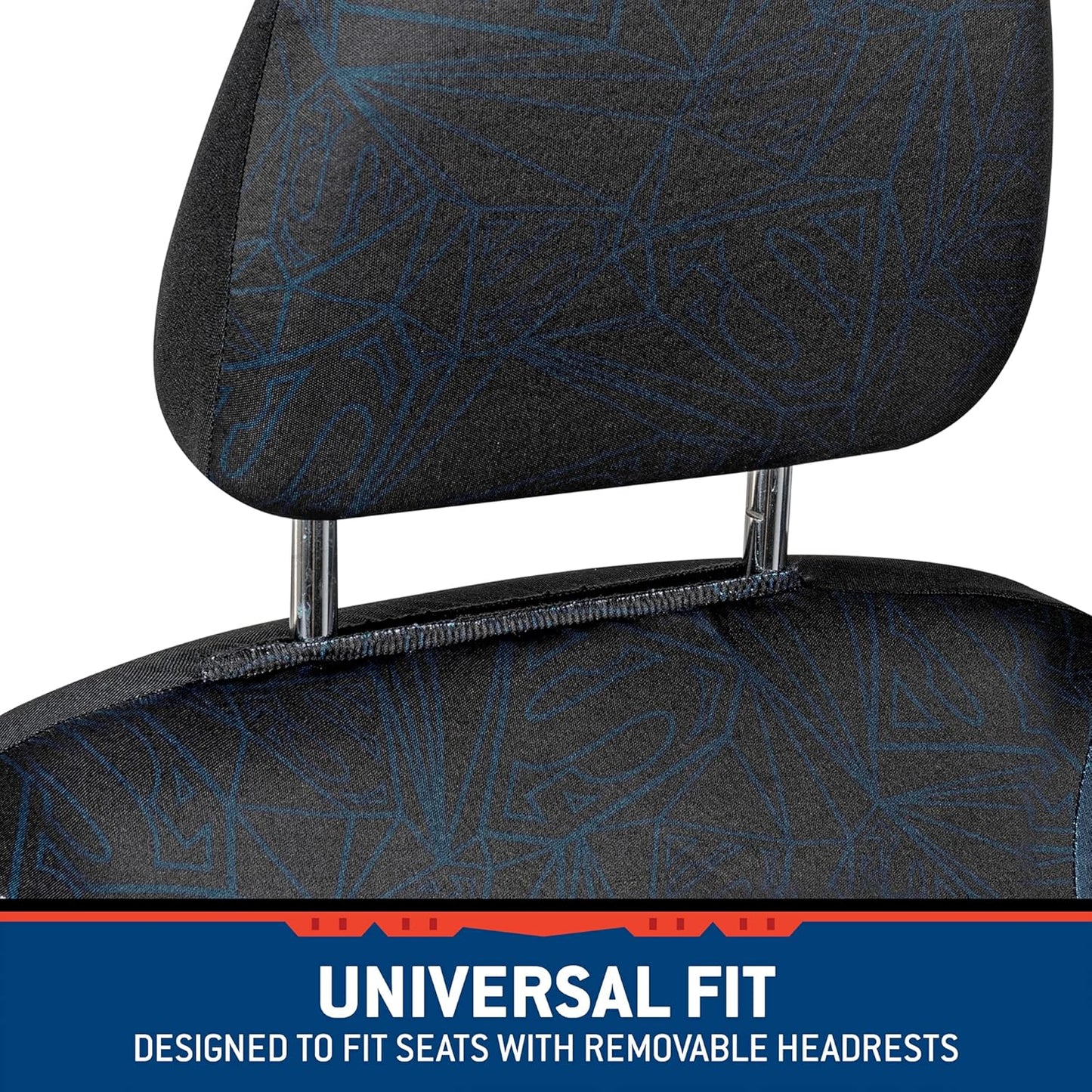BDK Auto WBSC-1626: Superman Front Seat Covers