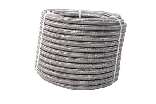 Aeromotive 15311 Braided Stainless Steel PTFE Fuel Hose -8 AN x 16 ft