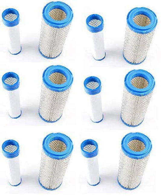 Pack of 6 Air Filters & Pre Filters Replaces Kohler 2508301-s / 2508304-s Kawasaki 11013-7020 / 11013-7019
