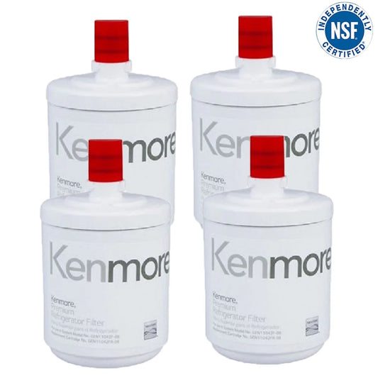 Replacement For Kenmore 9890 Refrigerator Water Filter 4 Pack