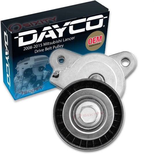 Dayco Drive Belt Tensioner Assembly compatible with Mitsubishi Lancer 2.0L 2.4L L4 2008-2015