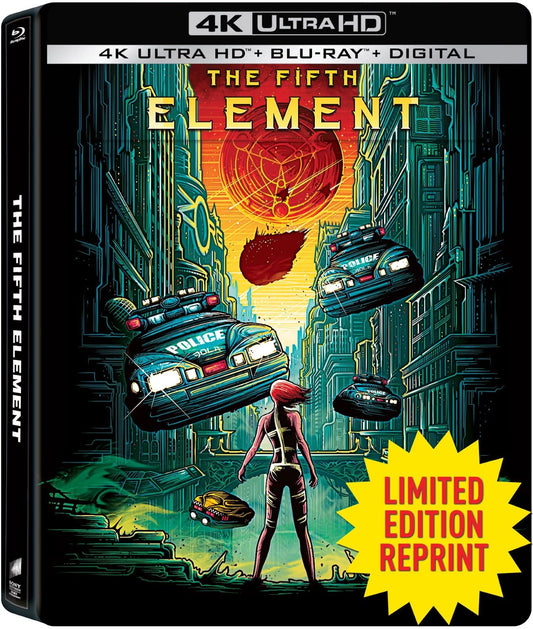 The Fifth Element (Steelbook) (4K Ultra HD), Starring Bruce Willis