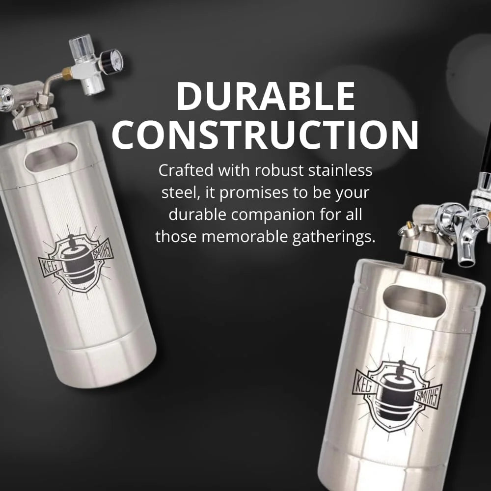 304 Steel Keg Growler (64 OZ)