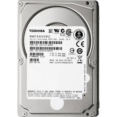 Toshiba MBF2600RC - Hard Drive - 600 GB - SAS (CR5527) Category: Internal Hard Drives