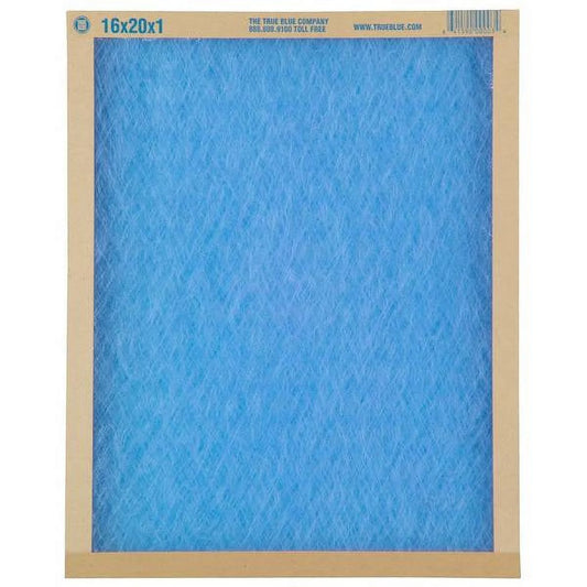 True Blue 120201 20x20 x 1 In. Fiberglass Air Filter, 30 Days - Quantity 12
