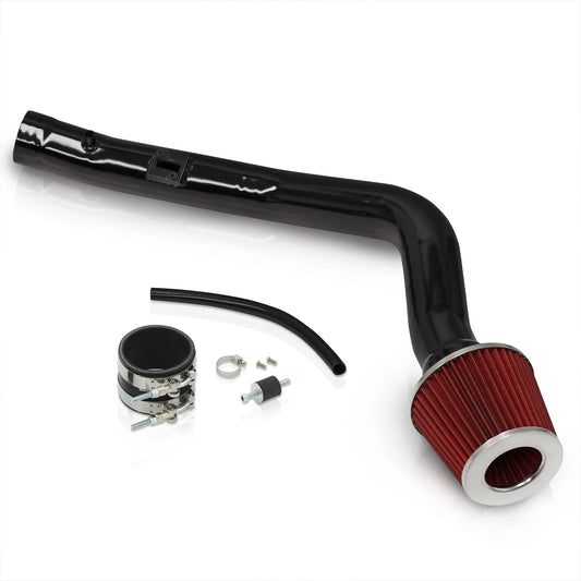 AJP Distributors Cold Air Intake CAI Induction System Black Aluminum Pipe Rectangular MAF Sensor Filter Compatible/Replacement For Nissan Maxima Altima 3.5 V6 2002 2003 2004 2005 2006 02 03 04 05 06