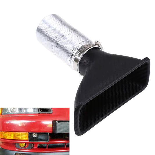 Possbay Car Bumper Cold Air Intake Pipe Filter Injection System Funnel Kits Universal