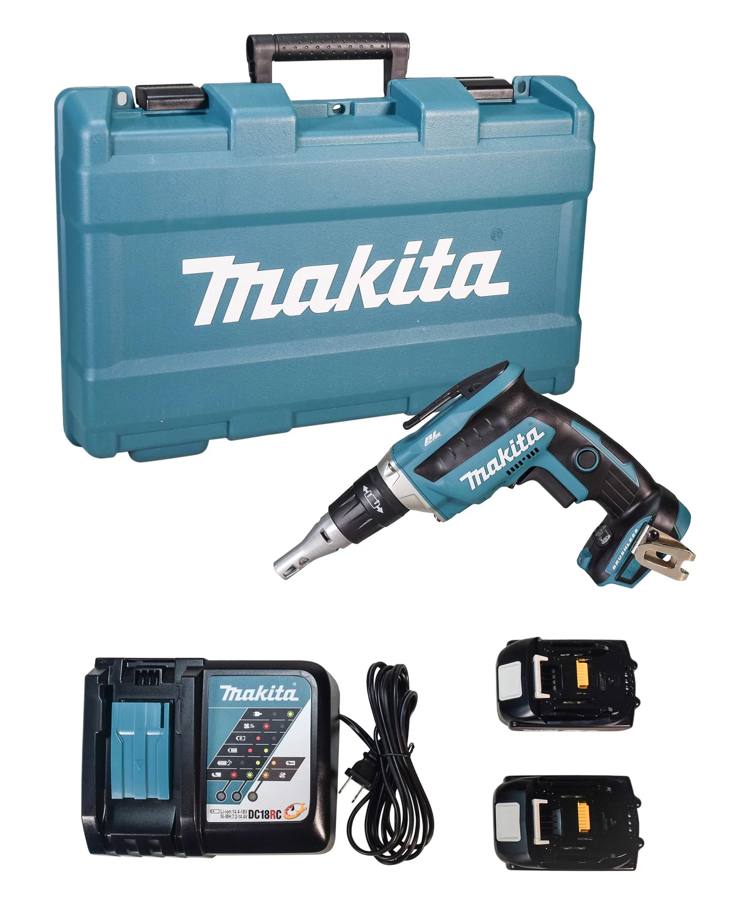 MAKITA XSF03R 18V LXT Compact Brushless Drywall Screwdriver Kit